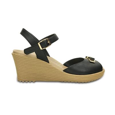 A-leigh Ankle Strap Bow Wedge